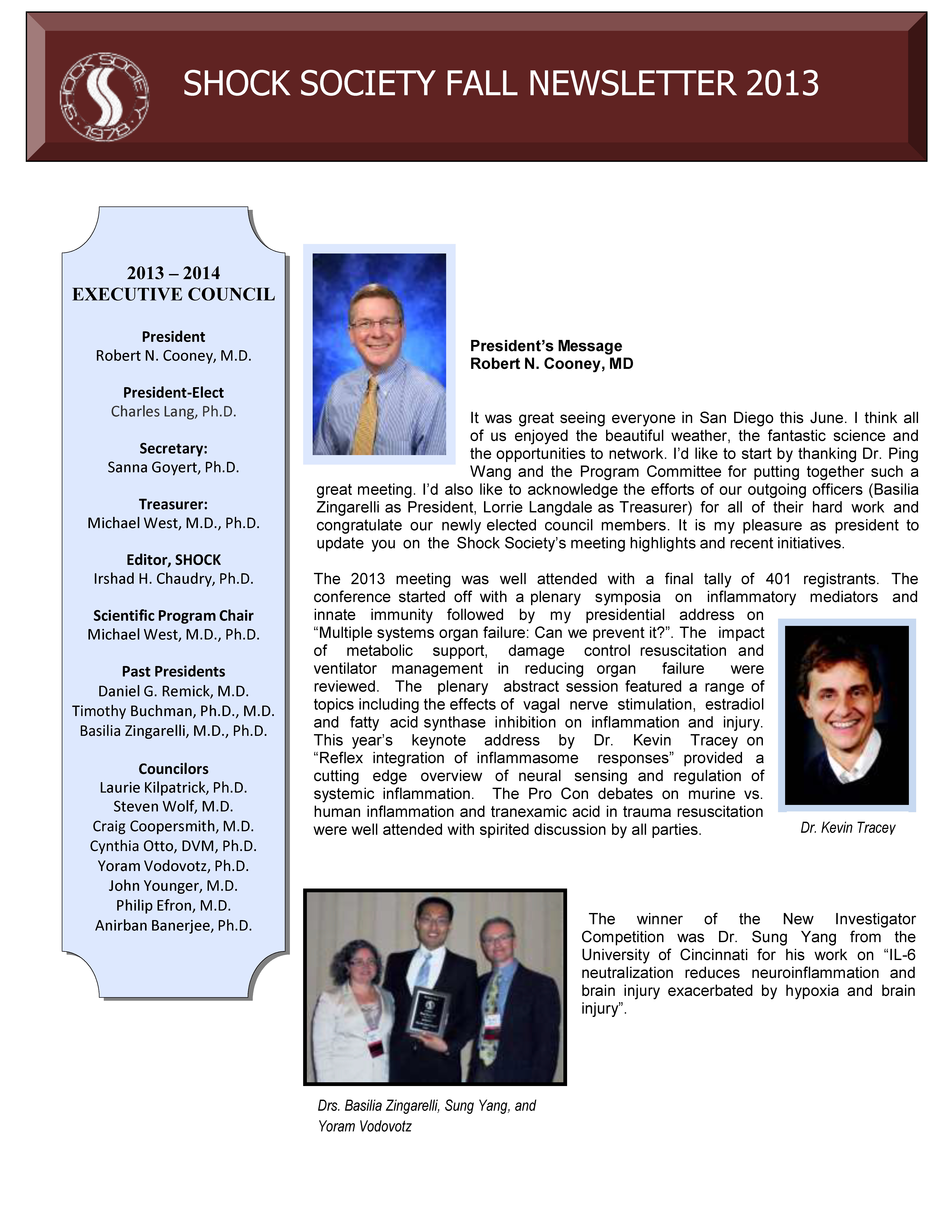 Fall 2013 Newsletter